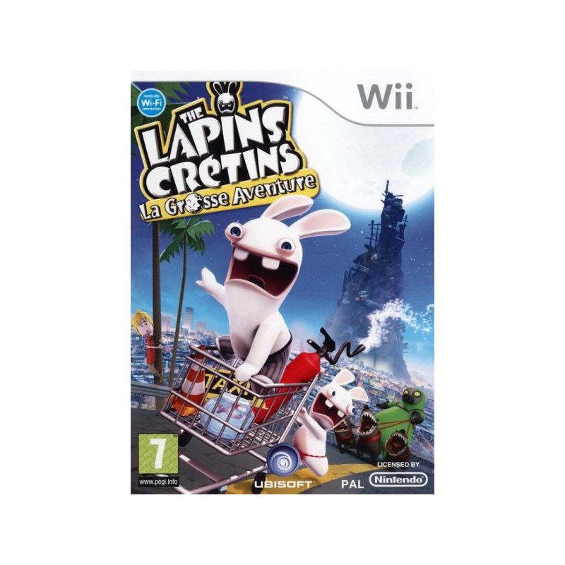 THE LAPINS CRETINS - LA GROSSSE AVENTURE - WII OCC