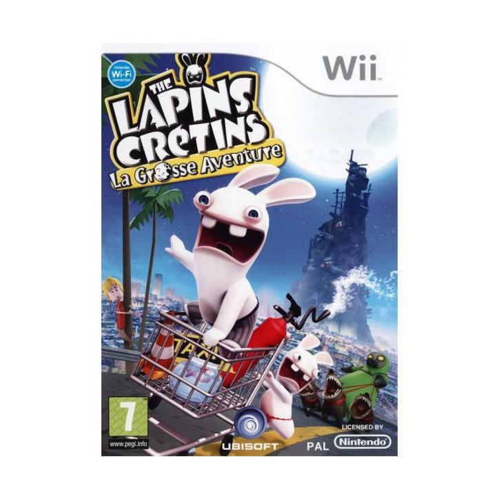THE LAPINS CRETINS - LA GROSSSE AVENTURE - WII OCC