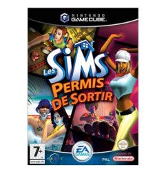 LES SIMS - PERMIS DE SORTIR - GAMECUBE  OCC