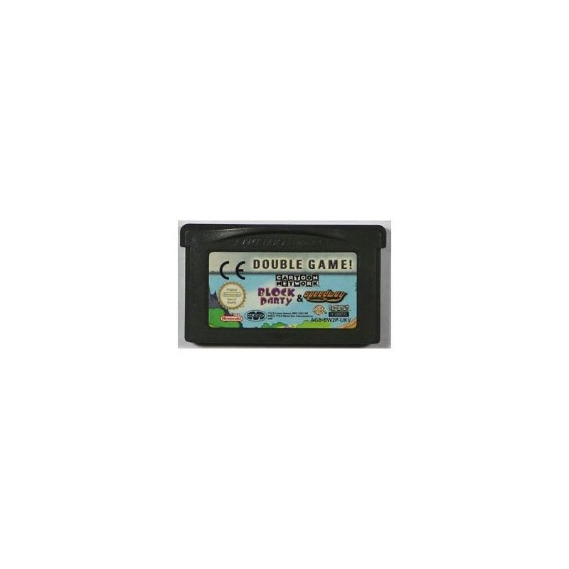 CARTOON NETWORK - BLOCK PARTY AND SPEEDWAY - GBA LOOSE OCC