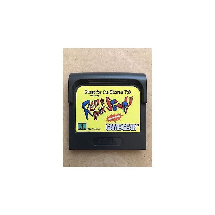REN AND HOEK STIMPY - GAME GEAR LOOSE OCC