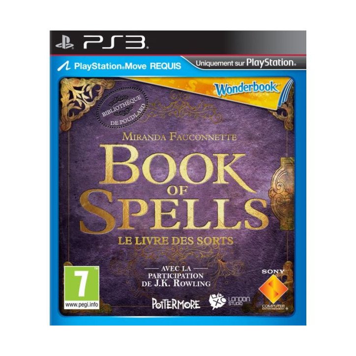 LE LIVRE DES SORTS WONDERBOOK PS3 OCC