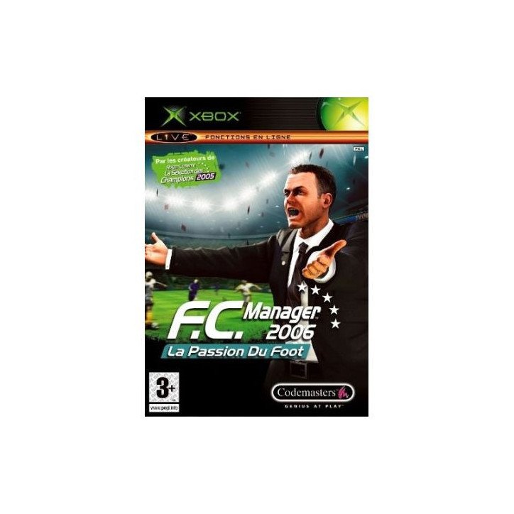 FC MANAGER 2006 XBOX  OCC