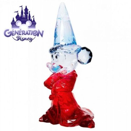 DISNEY - MICKEY MOUSE - FIGURINE LUMINEUSE 20 CM - DISNEY SHOWCASE - FACETS COLLECTION - SORECERER MICKEY ACRYLIC OCC