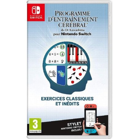 PROGRAME D ENTRAINEMENT CEREBRAL DU DR KAWASHIMA POUR NINTENDO SWITCH - SWITCH OCC