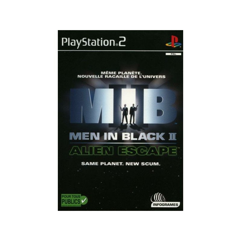 MEN IN BLACK II -  ALIEN ESCAPE - PS2 OCC