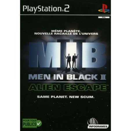 MEN IN BLACK II -  ALIEN ESCAPE - PS2 OCC