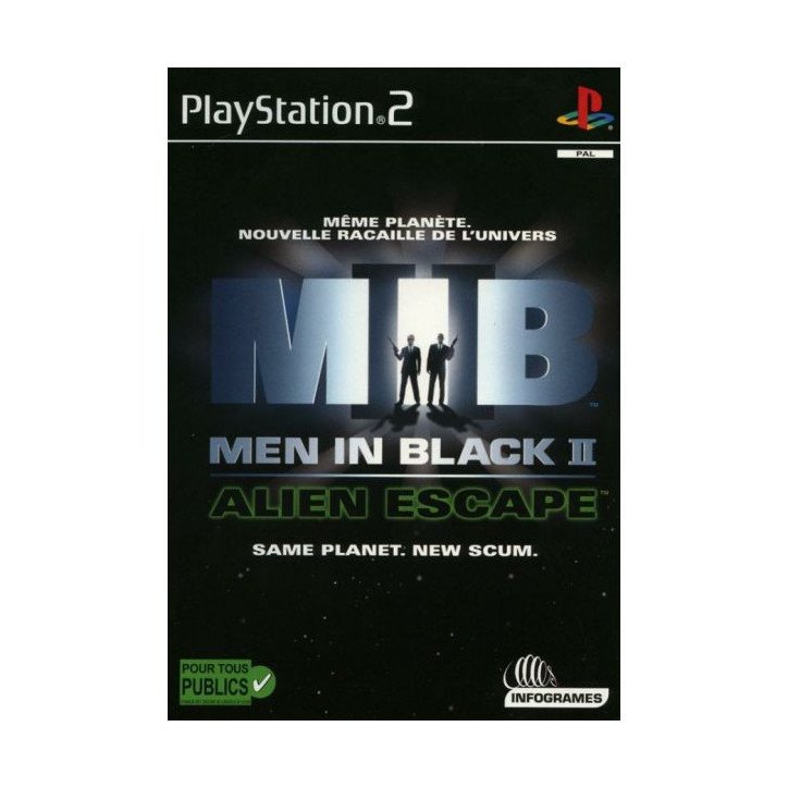 MEN IN BLACK II -  ALIEN ESCAPE - PS2 OCC