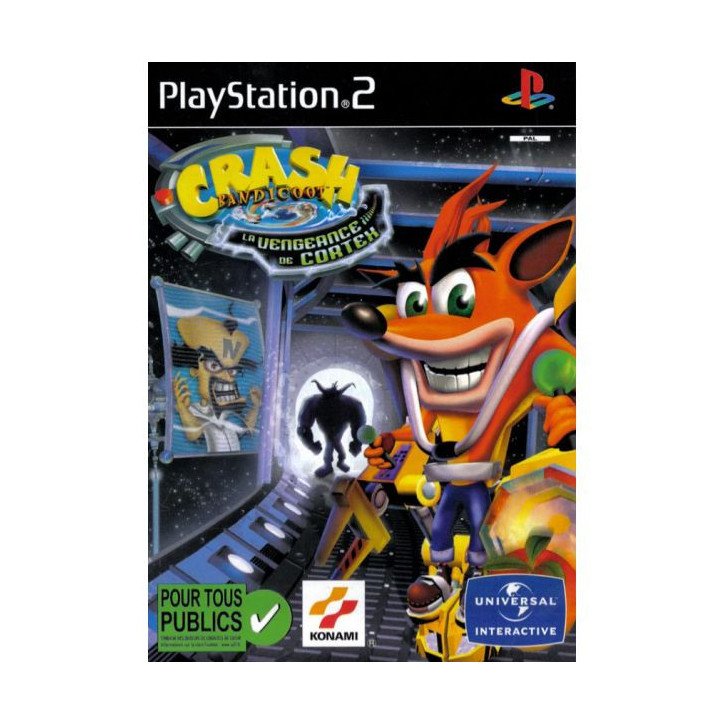 CRASH BANDICOOT LA VENGEANCE DE CORTEX PS2 OCC