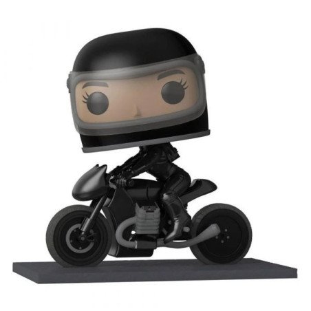 DC COMICS - THE BATMAN - VINYL FIGURE POP N° 281 - SELINA KYLE ON MOTORCYCLE