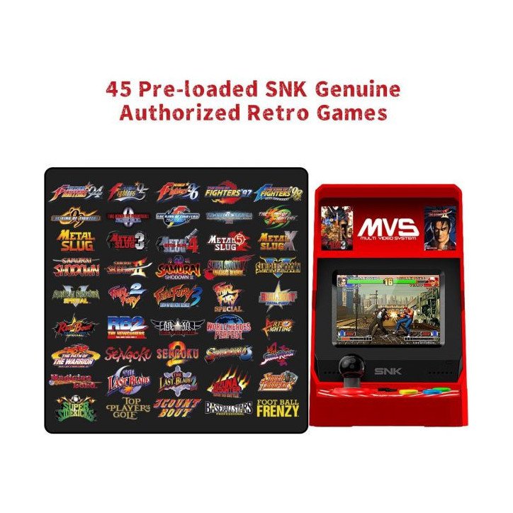 MVS MINI - 45 RETRO GAMES - SNK OCC