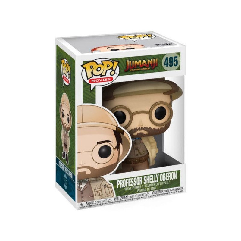 MOVIES - JUMANJI - WELCOME TO THE JUNGLE - VINYL FIGURE POP N° 495 - PROFESSOR SHELLY OBERON OCC