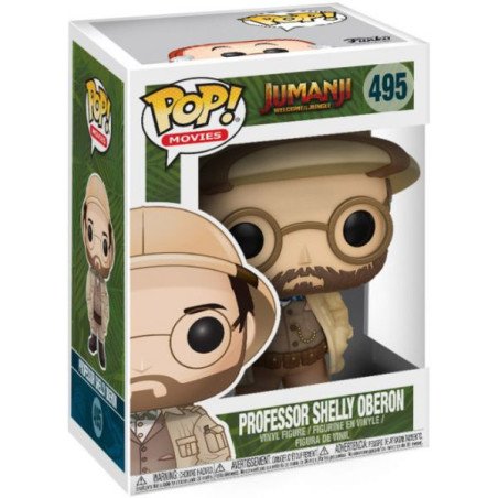 MOVIES - JUMANJI - WELCOME TO THE JUNGLE - VINYL FIGURE POP N° 495 - PROFESSOR SHELLY OBERON OCC