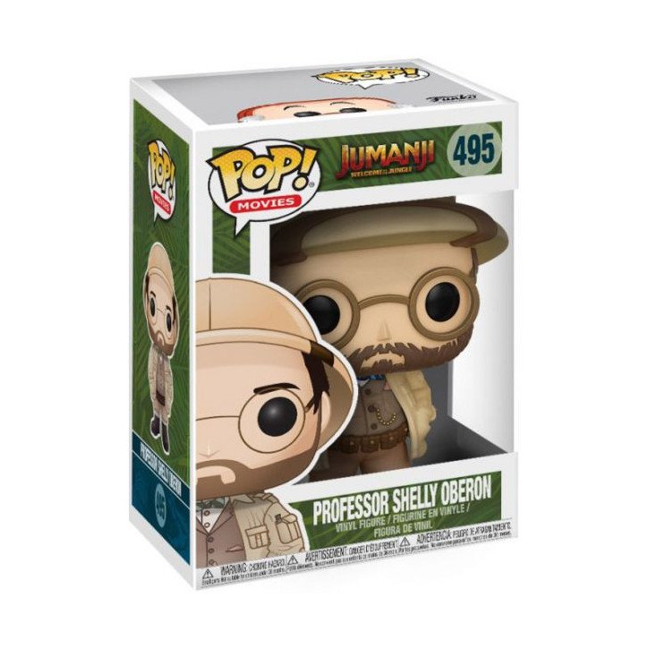 MOVIES - JUMANJI - WELCOME TO THE JUNGLE - VINYL FIGURE POP N° 495 - PROFESSOR SHELLY OBERON OCC