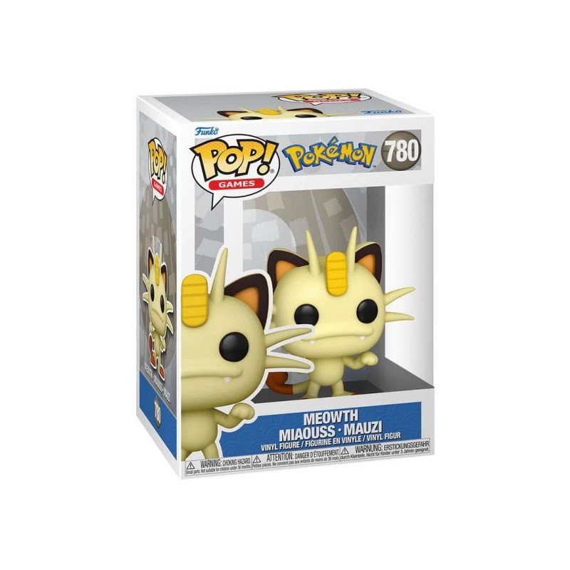 POKEMON - VINYL FIGURE POP N° 780 - MEOWTH / MIAUOUSS / MAUZI OCC