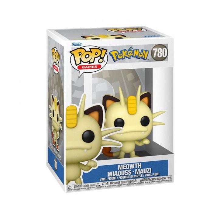 POKEMON - VINYL FIGURE POP N° 780 - MEOWTH / MIAUOUSS / MAUZI OCC