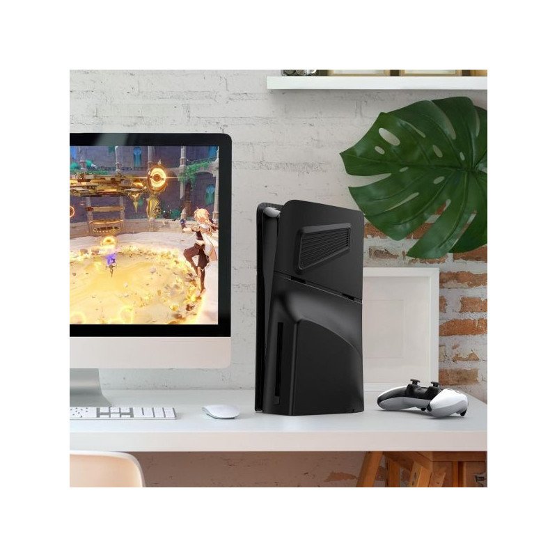 COVER FACE PLATE -  PS5 SLIM - NOIRE