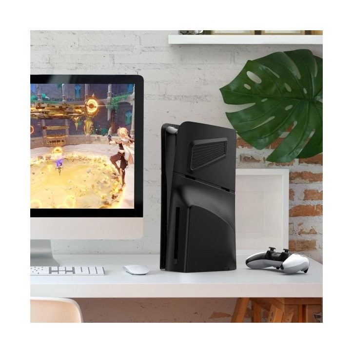 COVER FACE PLATE -  PS5 SLIM - NOIRE
