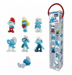 LES SCHRTROUMPFS - TUBE 8 FIGURINES