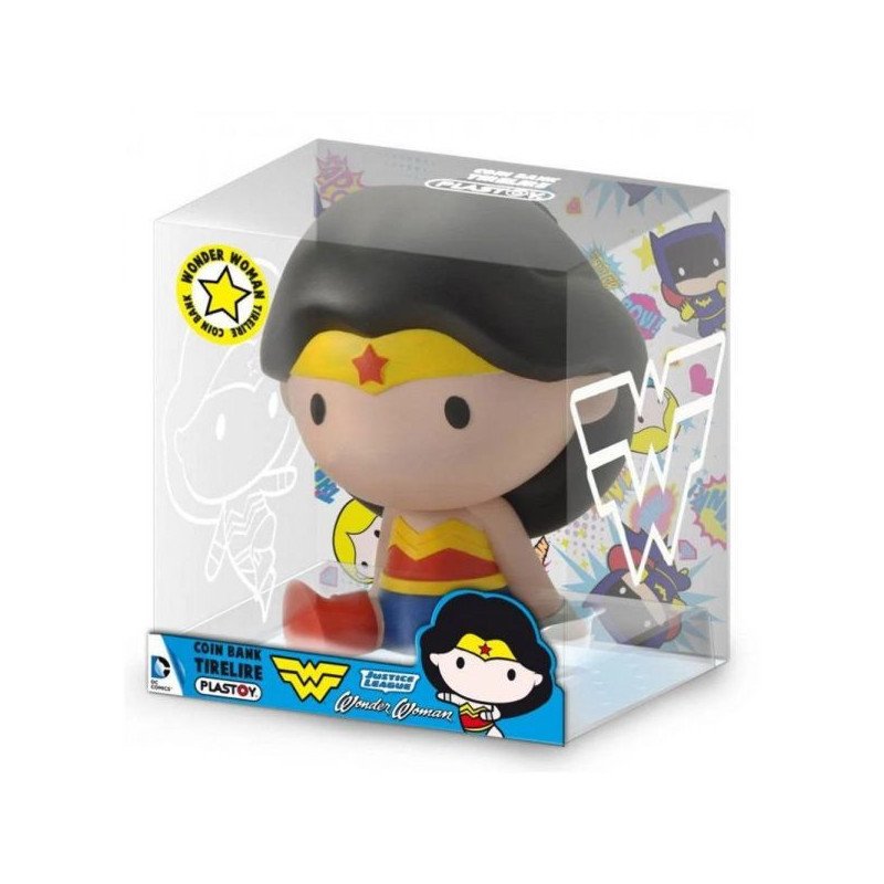 DC COMICS - TIRELIRE 17 CM - WONDER WOMAN CHIBI