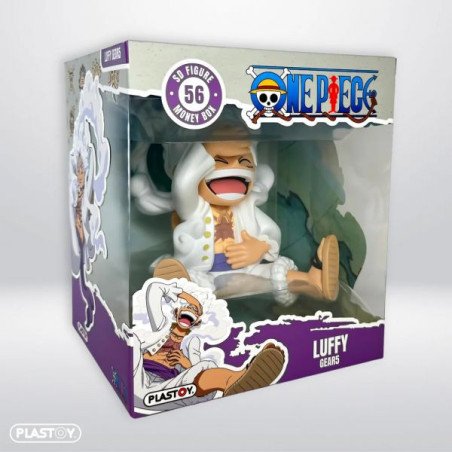 ONE PIECE - TIRELIRE 15 CM - PLASTOY - LUFFY GEAR FIVE