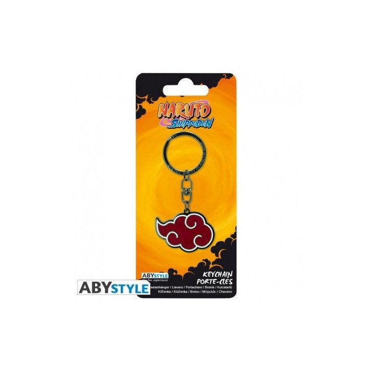 NARUTO - NARUTO SHIPPUDEN - PORTE-CLES METAL - AKATSUKI