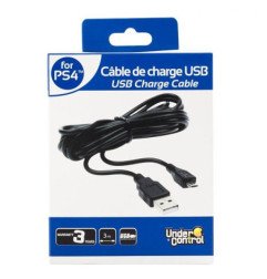 UNDER CONTROL - CABLE DE CHARGE MICRO USB 3M - PS4